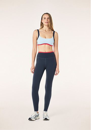 VIVID SPORTS BRA IN ICE BLUE