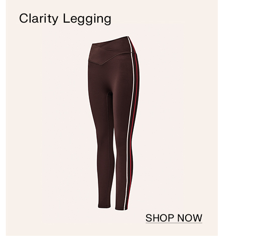 clarity full length legging in dark plum
