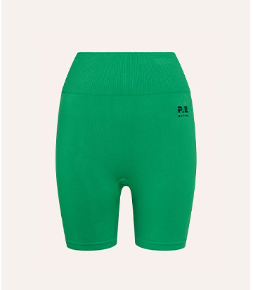 RESTORE SEAMLESS 5"BIKE SHORT IN KELLY GREEN