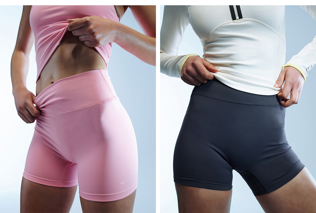 Side by side picture of activewear