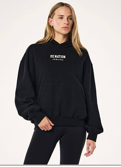 HERITAGE HOODIE IN BLACK