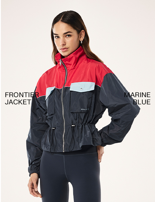 FRONTIER JACKET IN MARINE BLUE