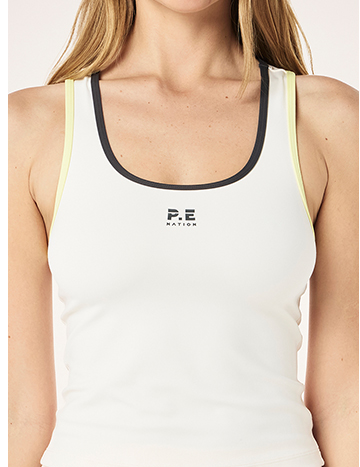 Soft luxe tank in whisper white