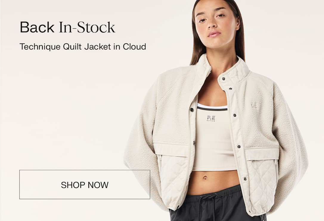 TECHNIQUE QUILT JACKET IN CLOUD