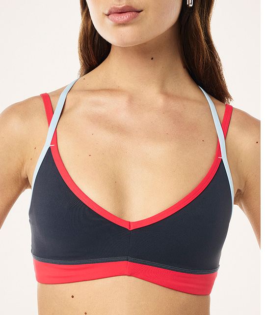 PARAMOUNT SPORTS BRA IN MARINE BLUE