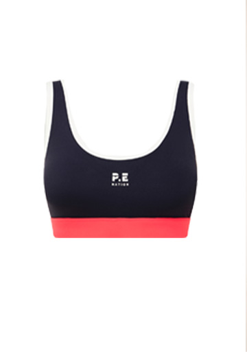 PURSUIT SPORTS BRA IN DARK SAPPHIRE
