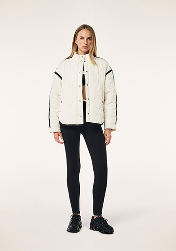 SURGE QUILT JACKET IN WHISPER WHITE
