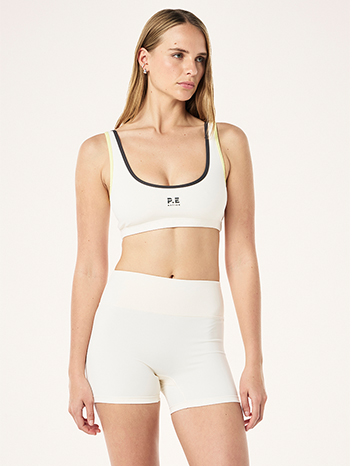 Soft luxe scoop bra in whisper white