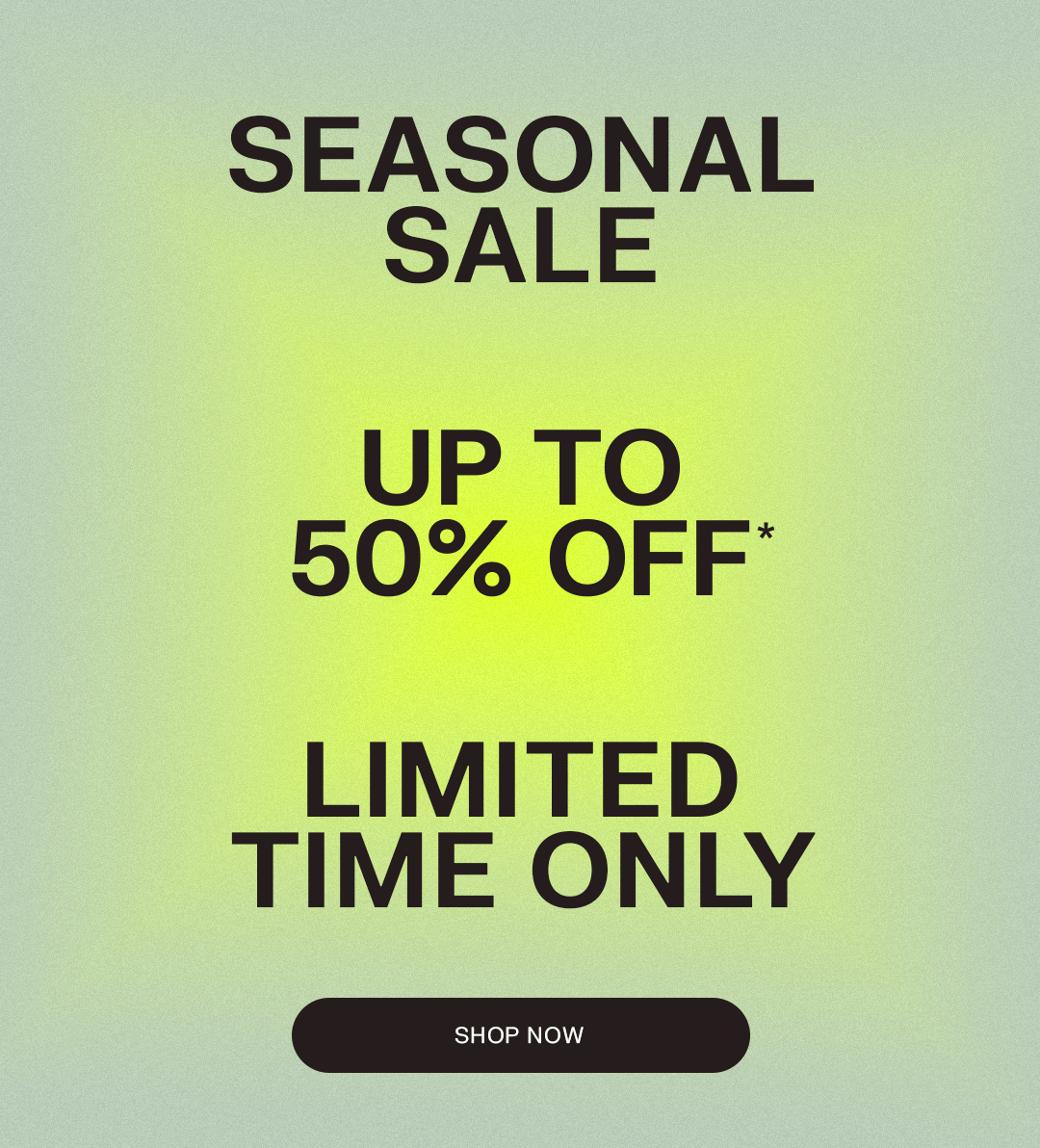 seasonal sale up to 50% off