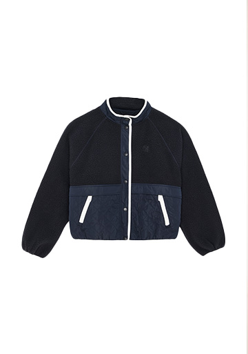 TECHNIQUE QUILT JACKET IN DARK SAPPHIRE
