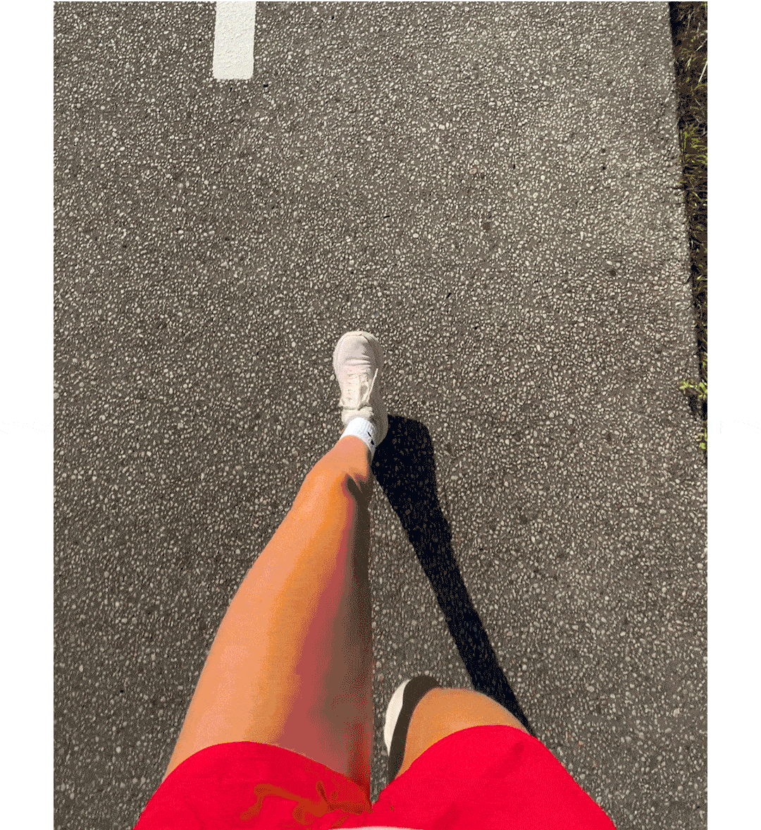 Running video of girl wearing P.E Nation by the water
