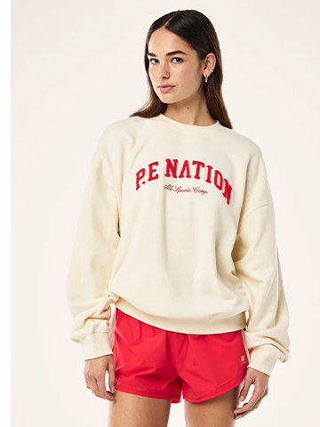 Heritage sweat in whisper white