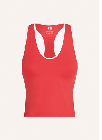 RENEWAL TANK IN STRAWBERRY & OPTIC WHITE