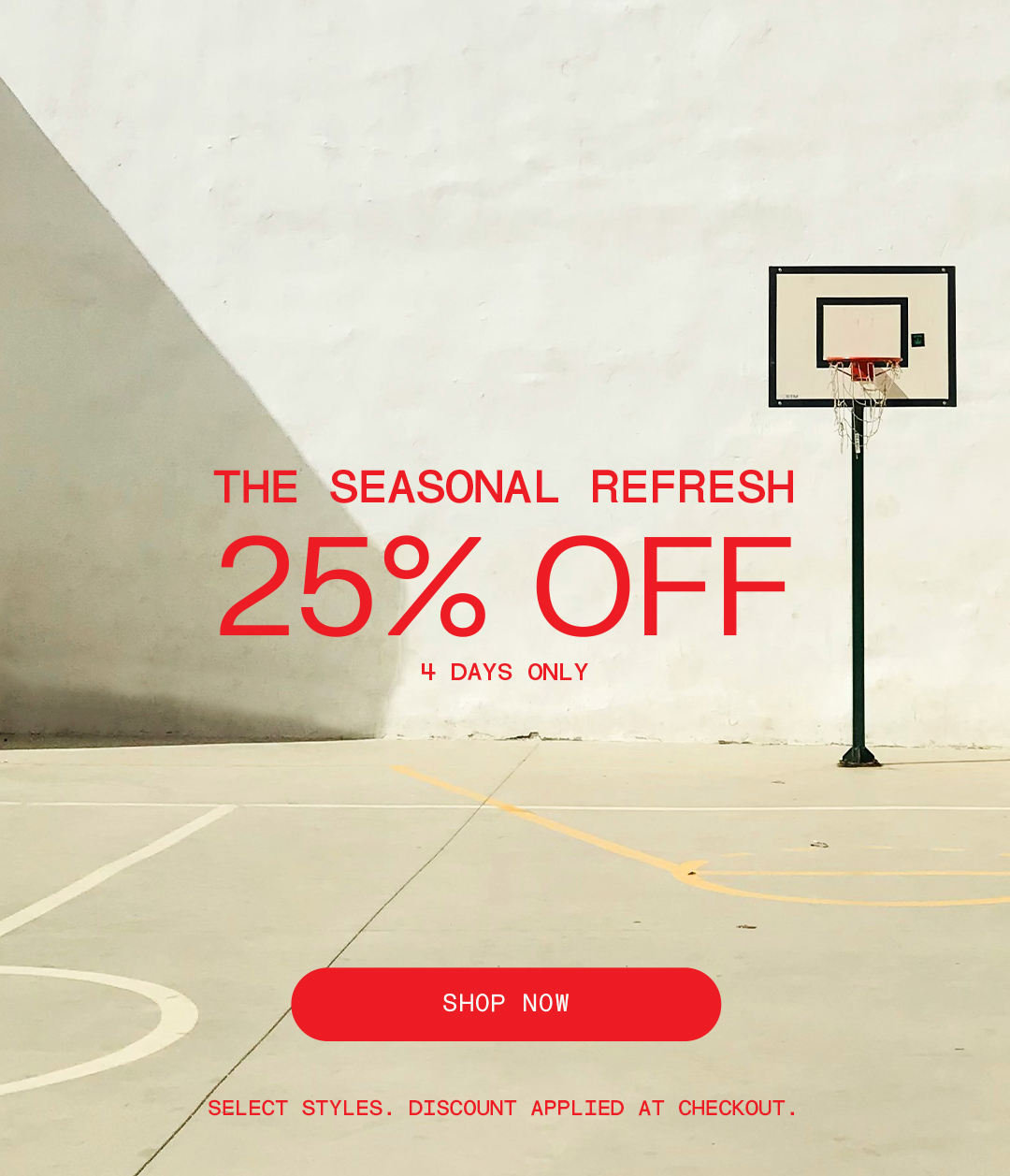 The seasonal refresh 25% off