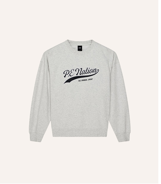 FORMATION SWEAT IN GREY MARLE