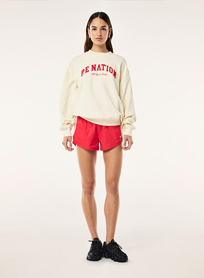 HERITAGE SWEAT IN WHISPER WHITE