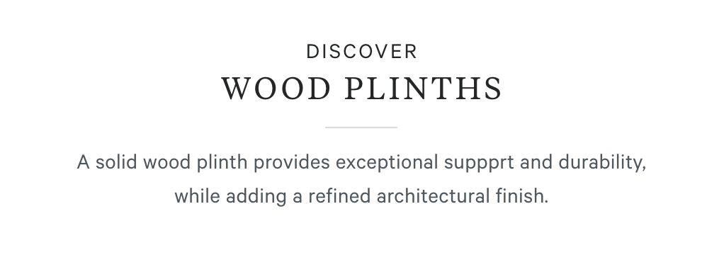 Discover Plinths