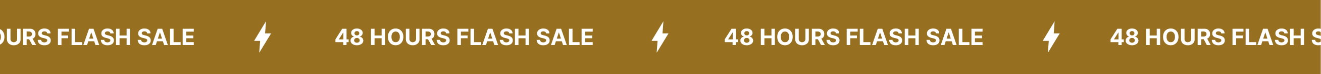 Flash Sale!