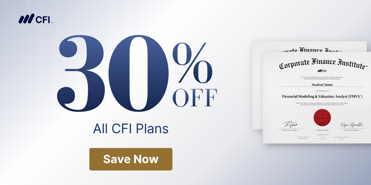 30% off all CFI plans