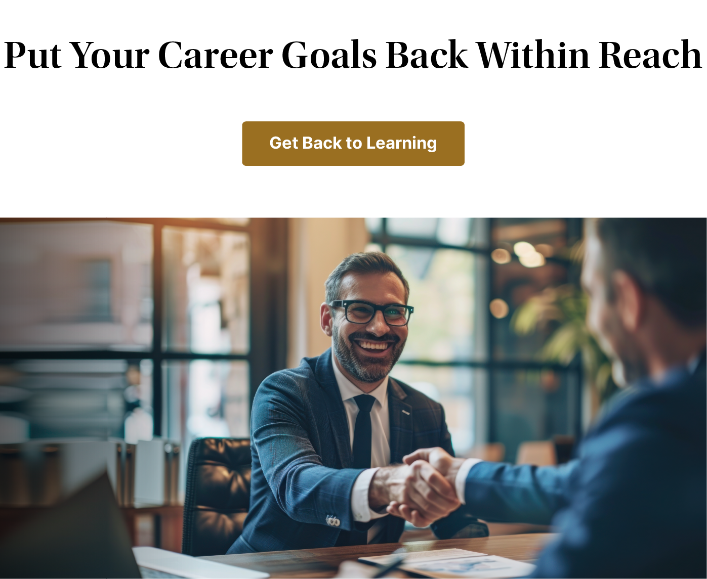 Put Your Career Goals Back Within Reach