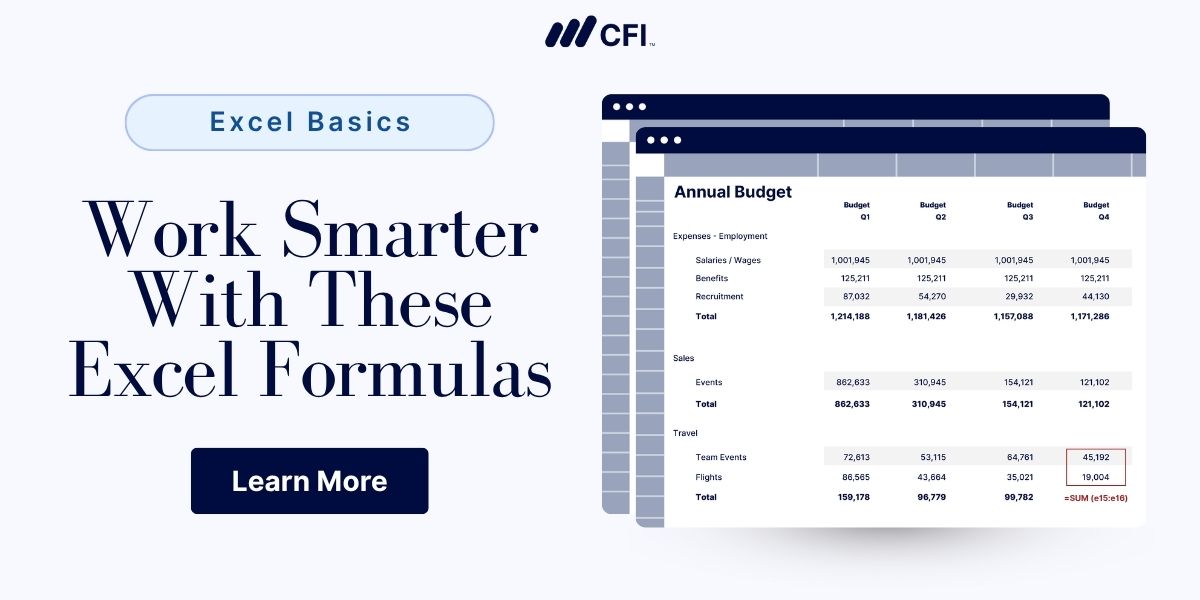 Excel Basics: Work smarter with these excel formulas