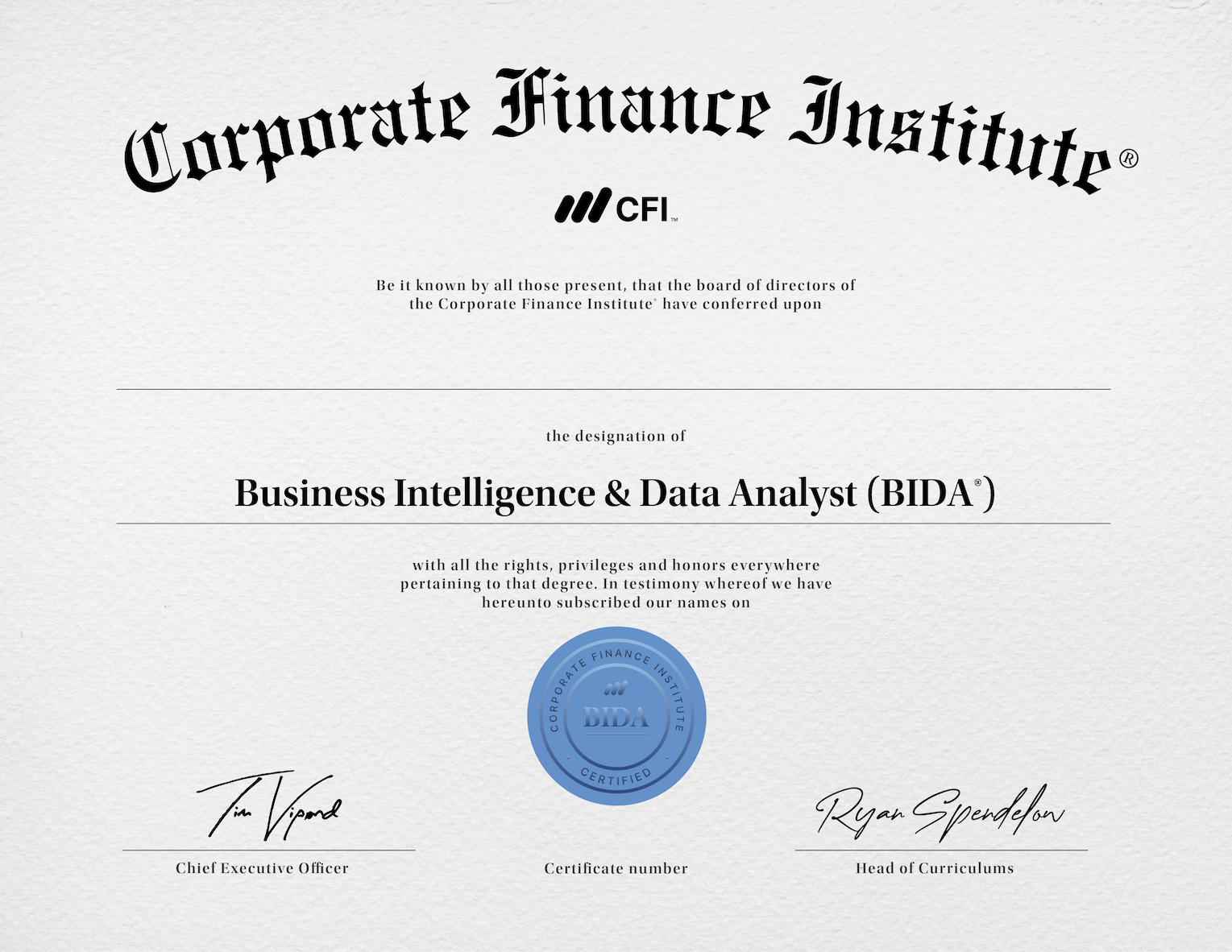 Financial Modeling & Valuation Analyst (FMVA) Program