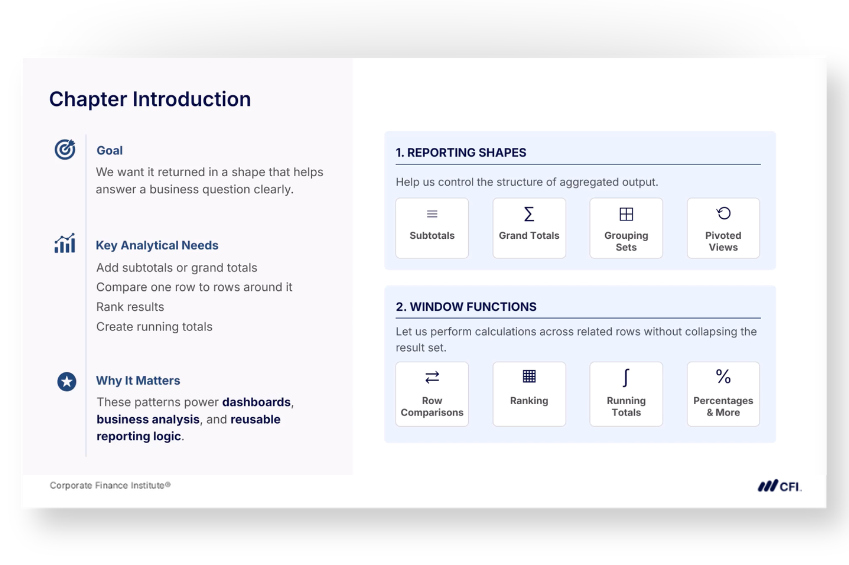 Advanced SQL for Analysts 