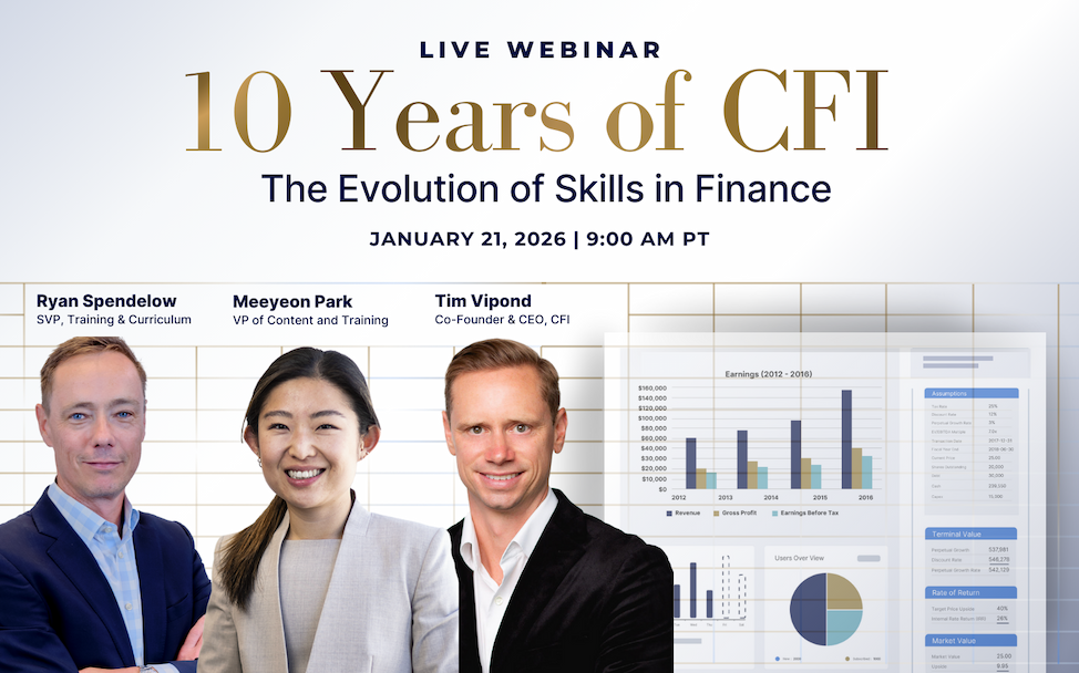 Free Webinar: 10 years of CFI
