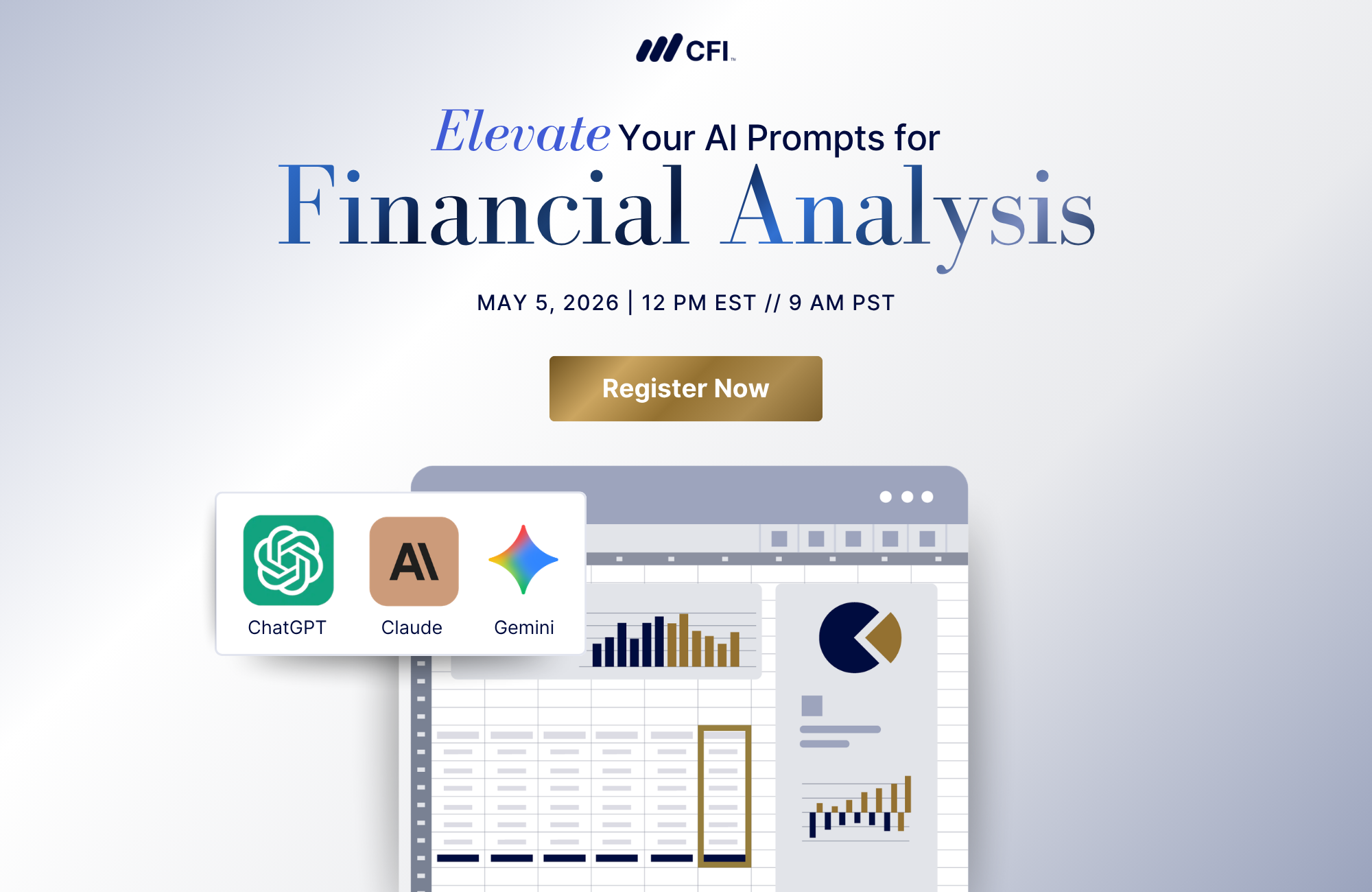 Elevate Your AI Prompts for Financial Analysis: May 5, 2026, 12pm EST // 9am PST