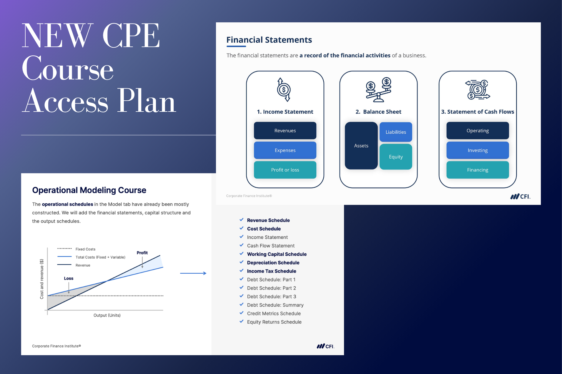NEW: CPE Course Access Plan