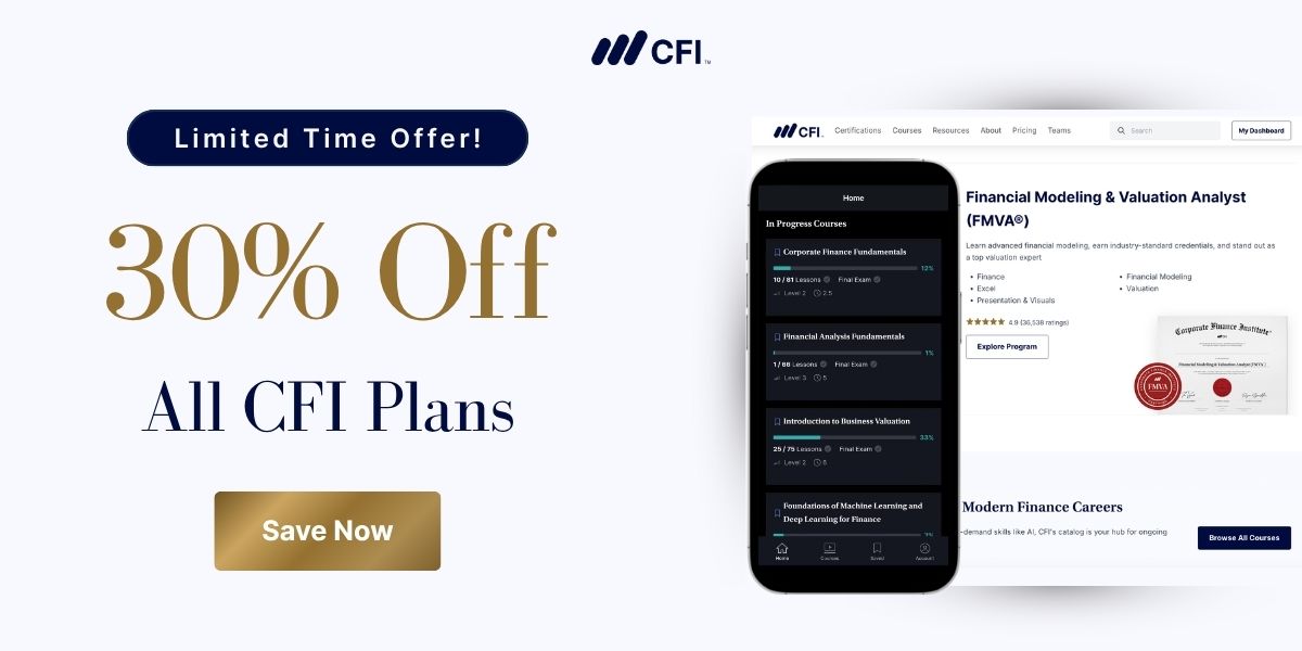 Limited Time Offer: 30% off all CFI Plans