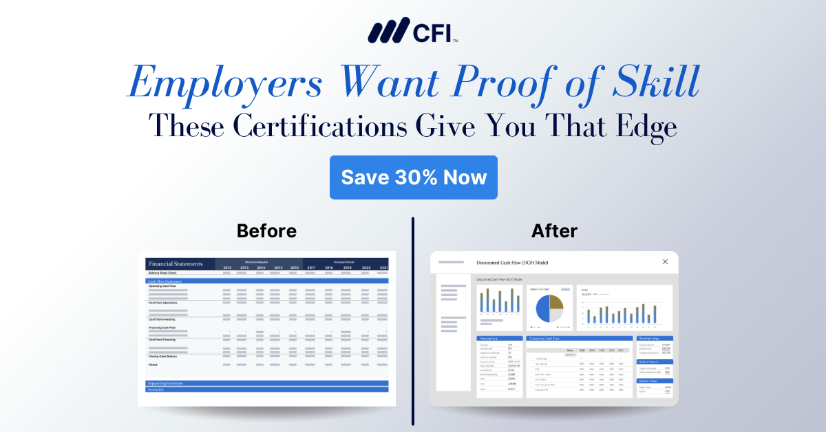 Build the model. Not just the resume line. Save 30%