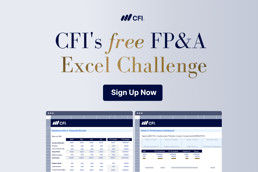 CFI's Free FP&A Excel Challenge