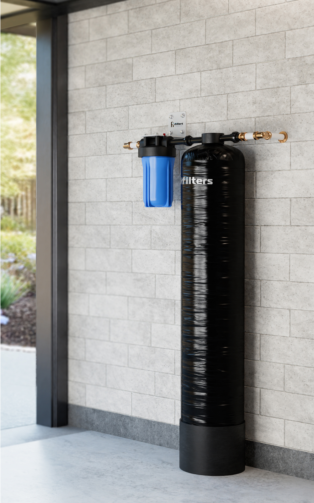 IPW Industries Filtro Acqua CB6 Hydro Guard Carbon Block – 0,5 Micron – 2 Pezzi Per MP System