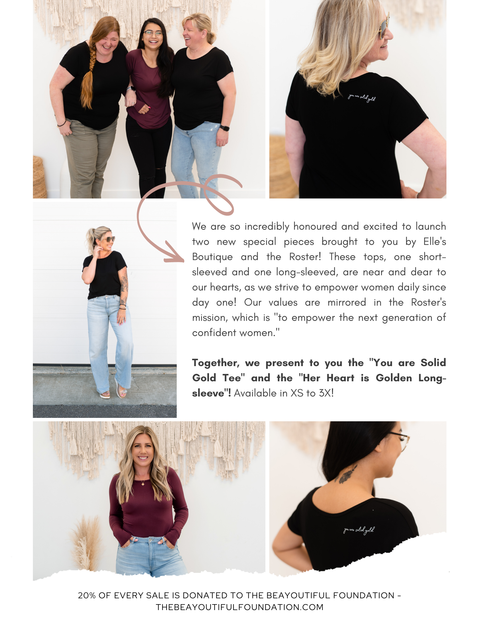 ELLES x THE ROSTER COLLAB 🤩 Elles Closet Boutique