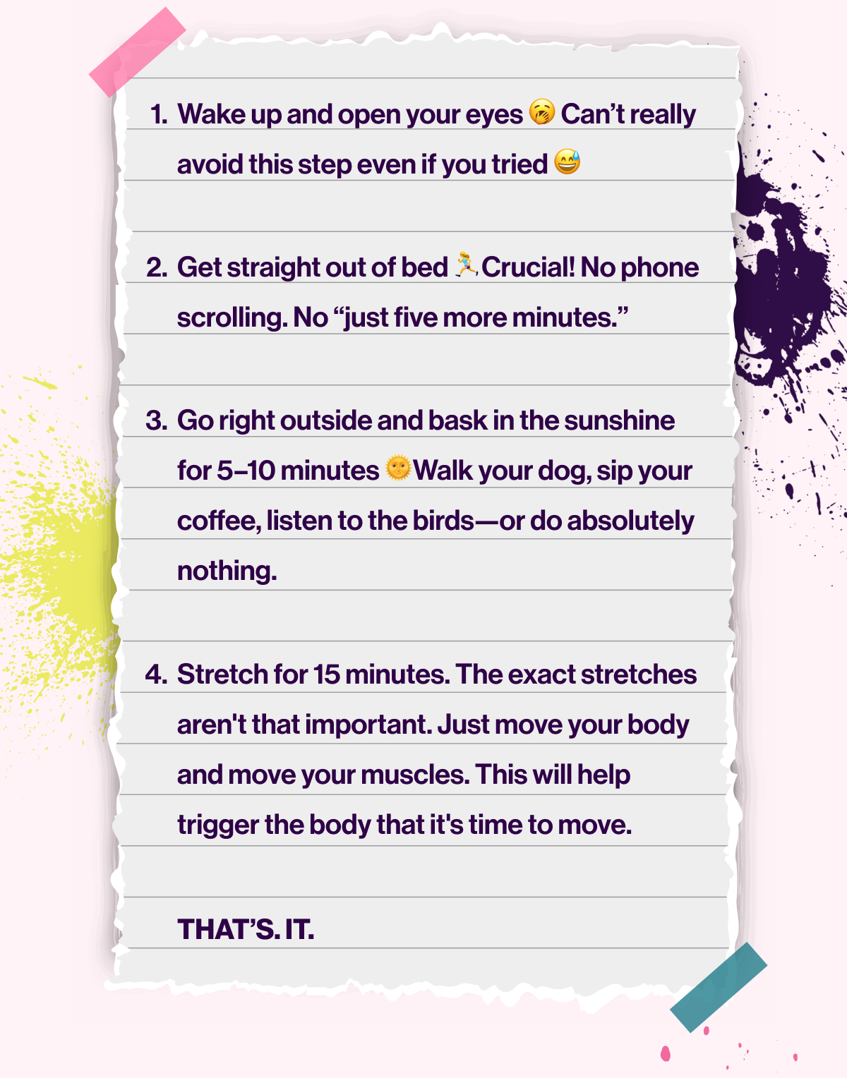 a killer morning routine you can start right now