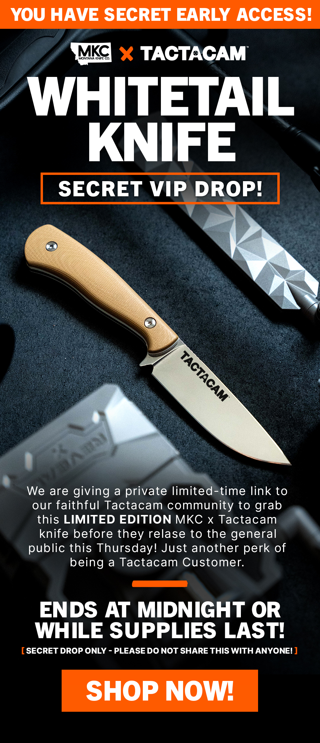 MKC X TACTACAM SECRET DROP