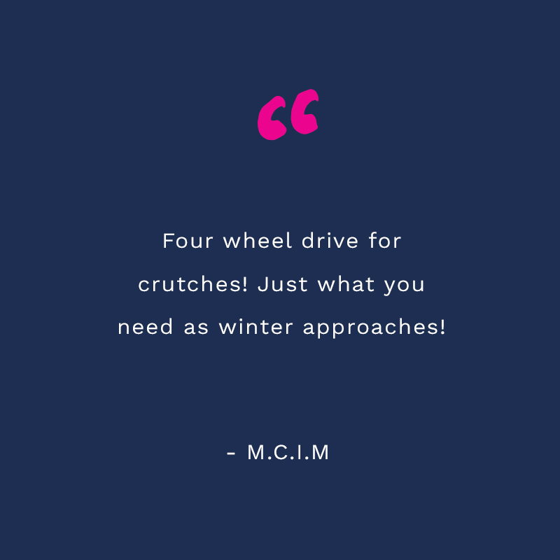 Conquer Cold Weather ️ Cool Crutches