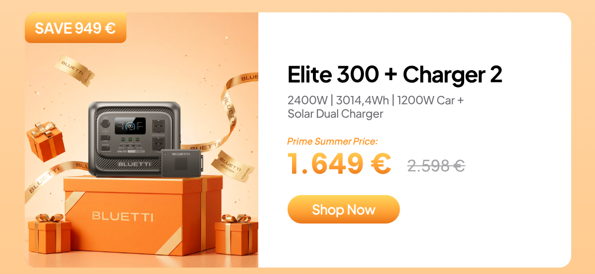 BLUETTI Elite 300+Charger 2