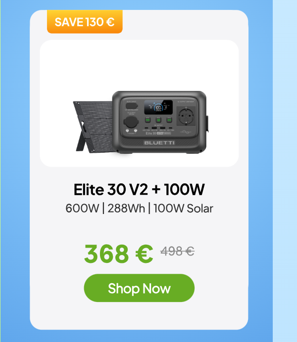 BLUETTI Elite 30 V2+100W