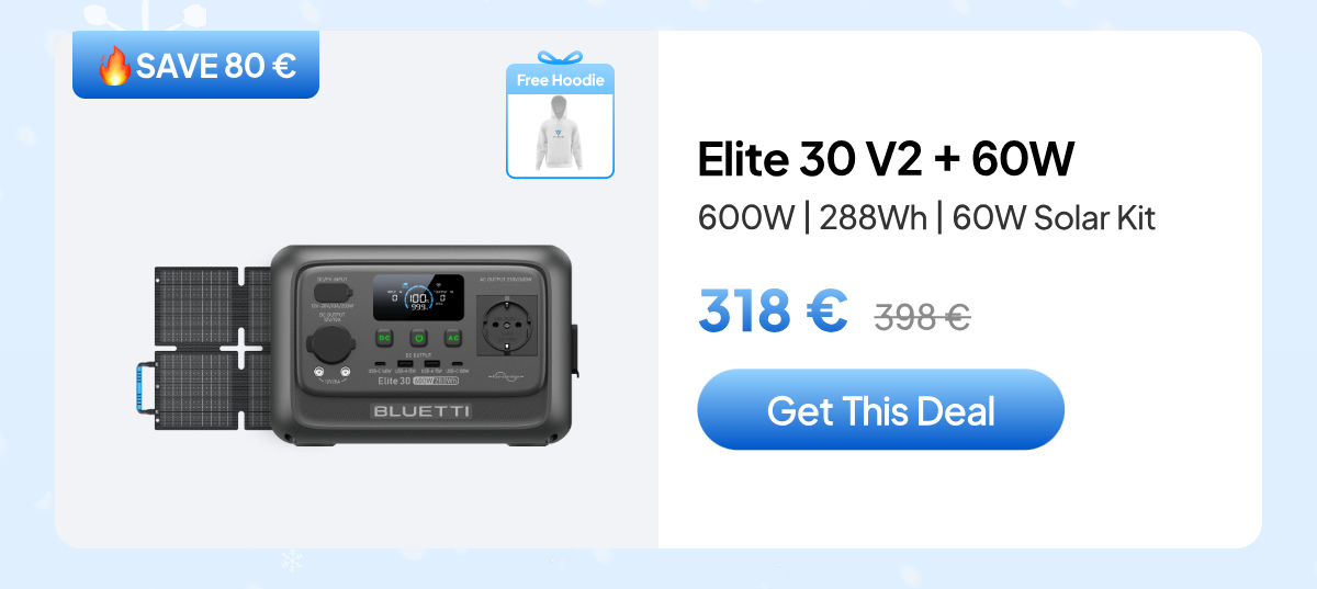 BLUETTI EU Elite 30 V2+60W