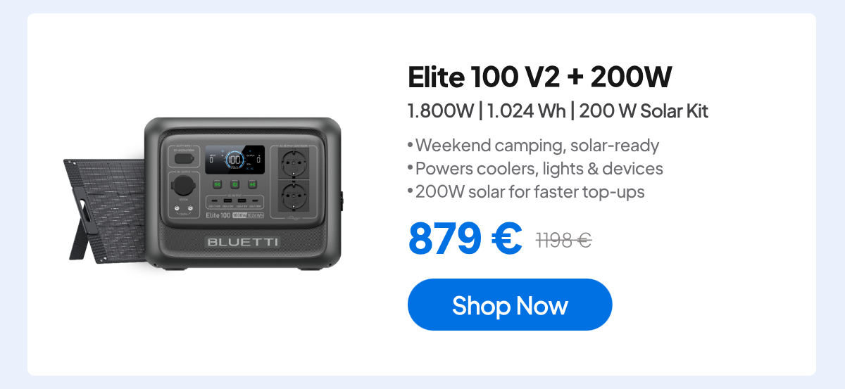 BLUETTI Elite 100+200W