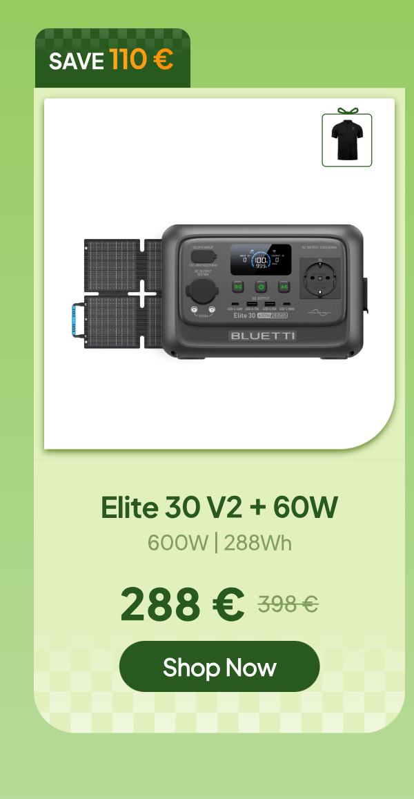 BLUETTI Elite 30 V2+SORA 60