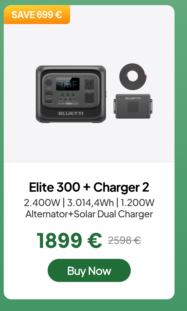 BLUETTI Elite 300+Charger 2