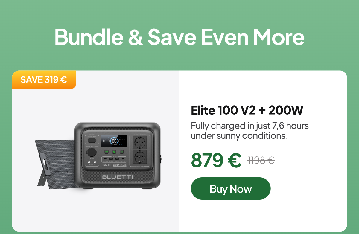 BLUETTI Elite 100 V2 + 200W
