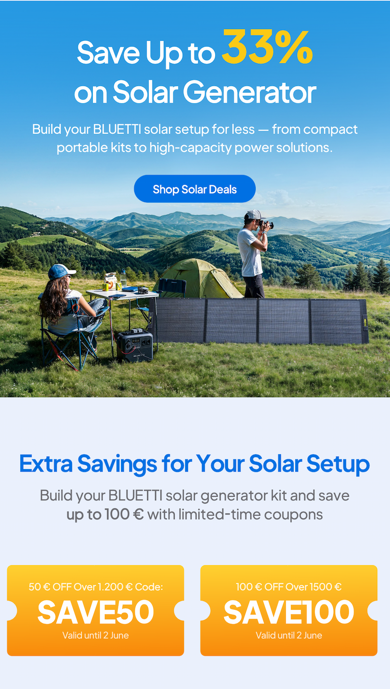 BLUETTI EU Solar Generators Sale