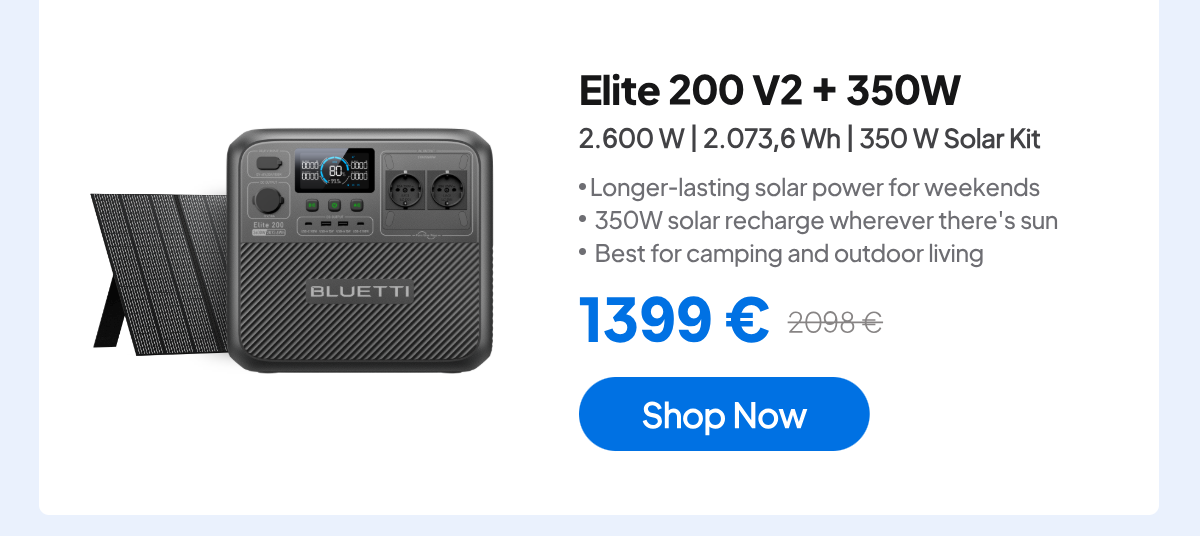 BLUETTI Elite 200 V2+350W