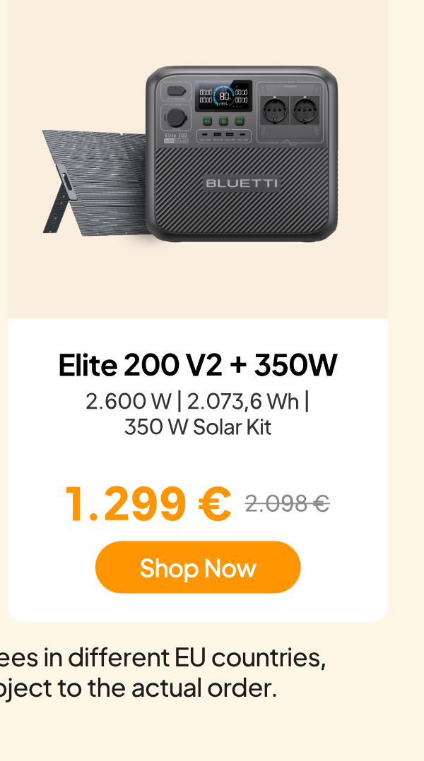 BLUETTI Elite 200 V2+350W