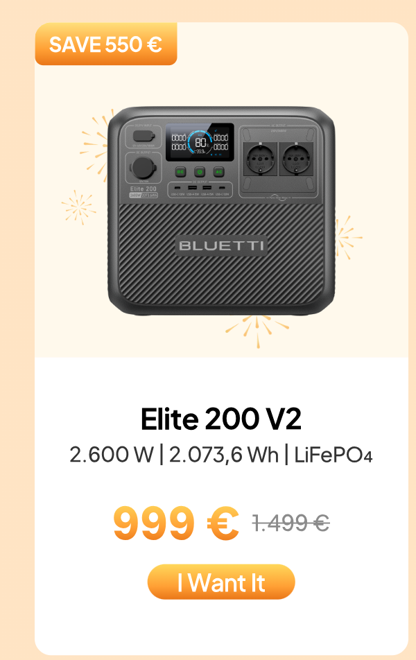 BLUETTI Elite 200 V2
