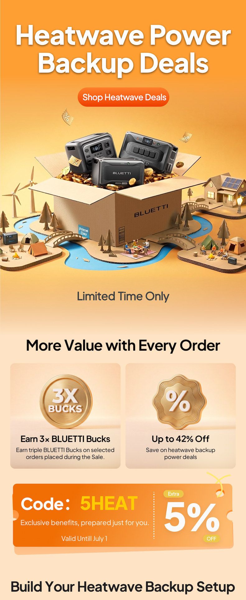 Heatwave Power Backup Deals
